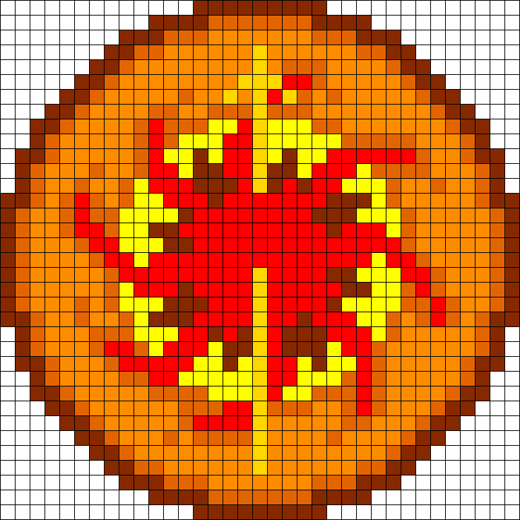 Game Of Thrones Martell Sigil Perler Bead Pattern / - Pixels Art Game Of Thrones Clipart (736x736), Png Download