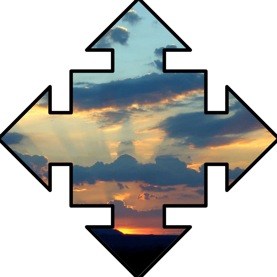 Peaceful Sunset Clipart (960x960), Png Download