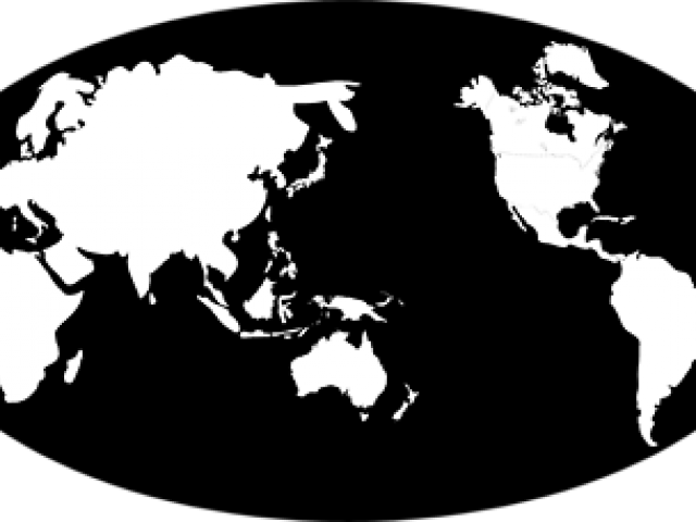 World Map Clipart Line Art - World Map - Png Download (640x480), Png Download