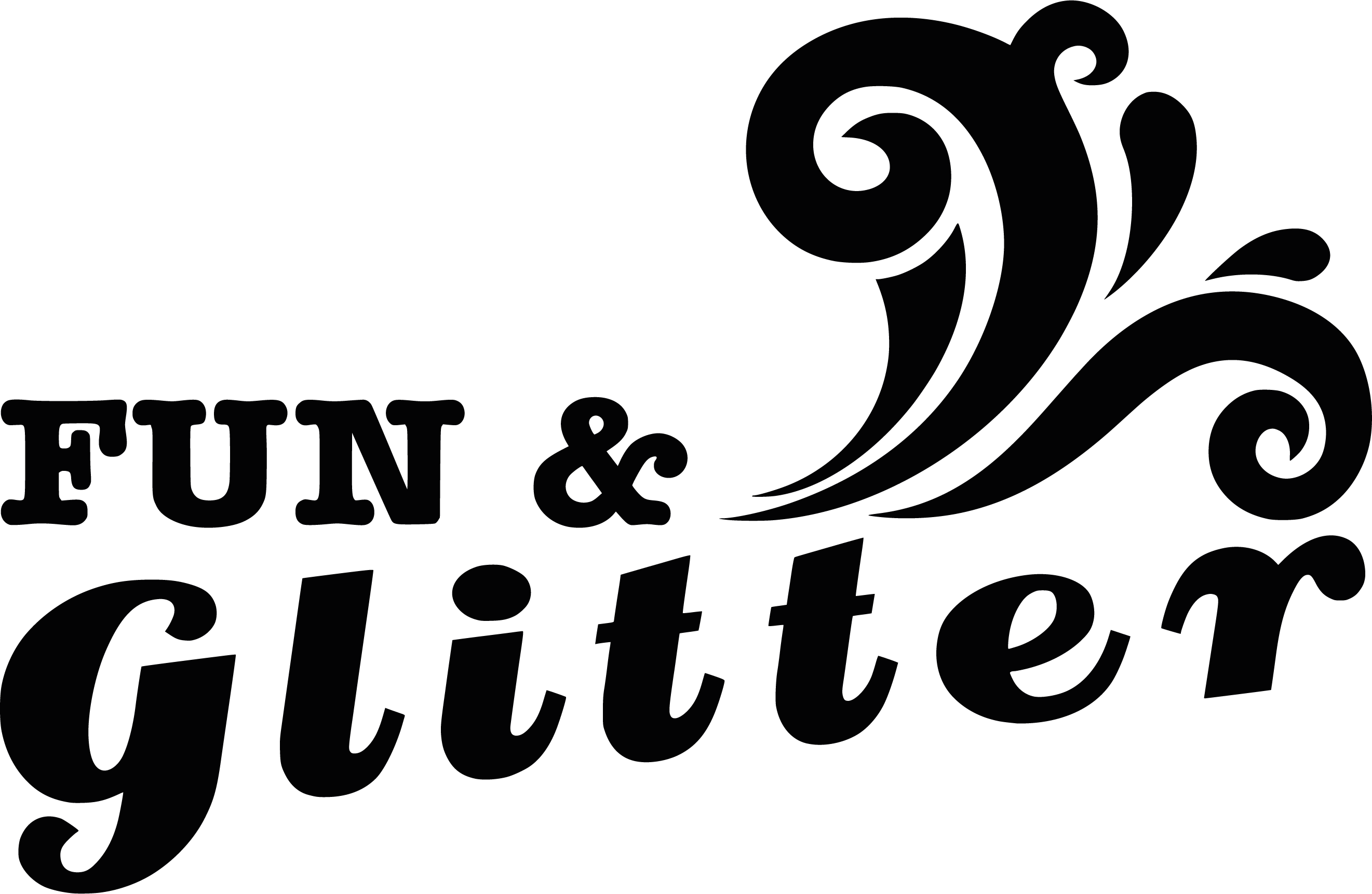 Our Glitters - Finger Clipart (2642x1722), Png Download