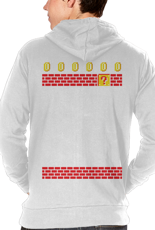 Run Mario Run - Hoodie Clipart (538x800), Png Download