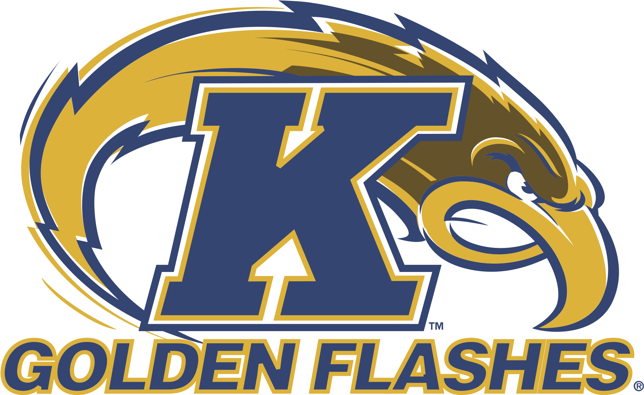 Ken State Golden Flashes Logo Png Transparent - Kent State Golden Flashes Logo Png Clipart (2400x2400), Png Download