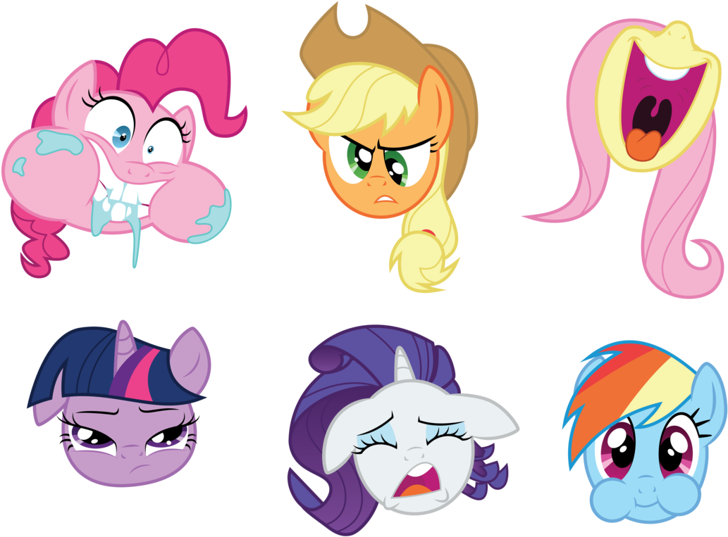 Pony Emoji Volume Three By Amarthgul - My Little Pony Emoji Clipart (1040x768), Png Download