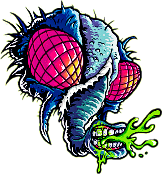 #fly #mosca #sticker #toxic #art #zombie #popart #urban - Illustration Clipart (552x593), Png Download