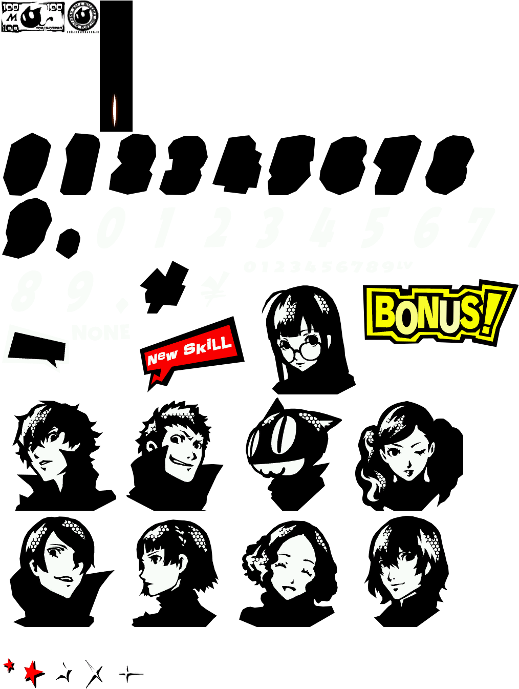 Persona 5 Hud Png - Persona 5 Character Icons Clipart (1026x1348), Png Download