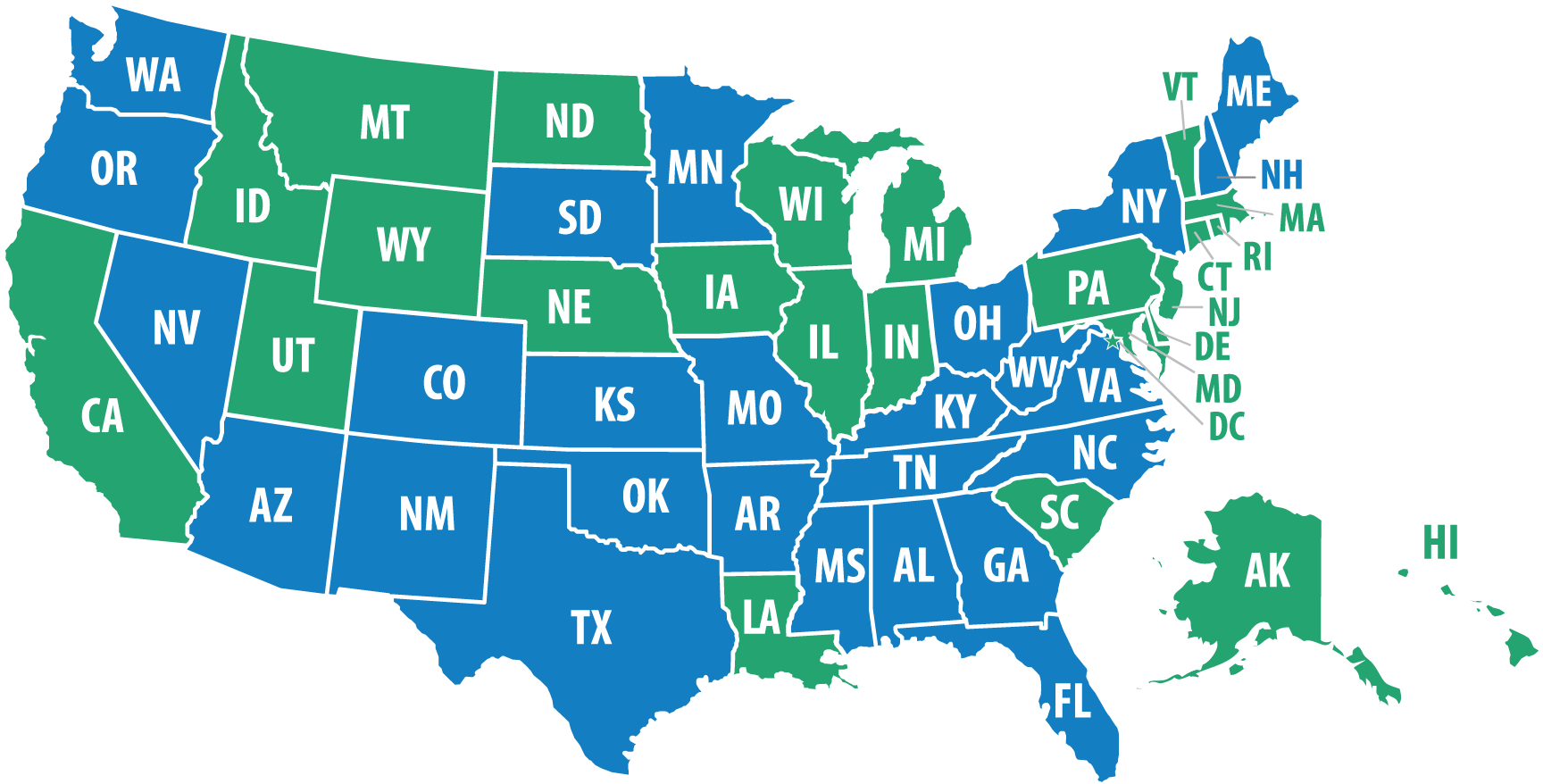 States Where The Dispute Resolution Program Is Administered - John F. Kennedy Library Clipart (1736x878), Png Download