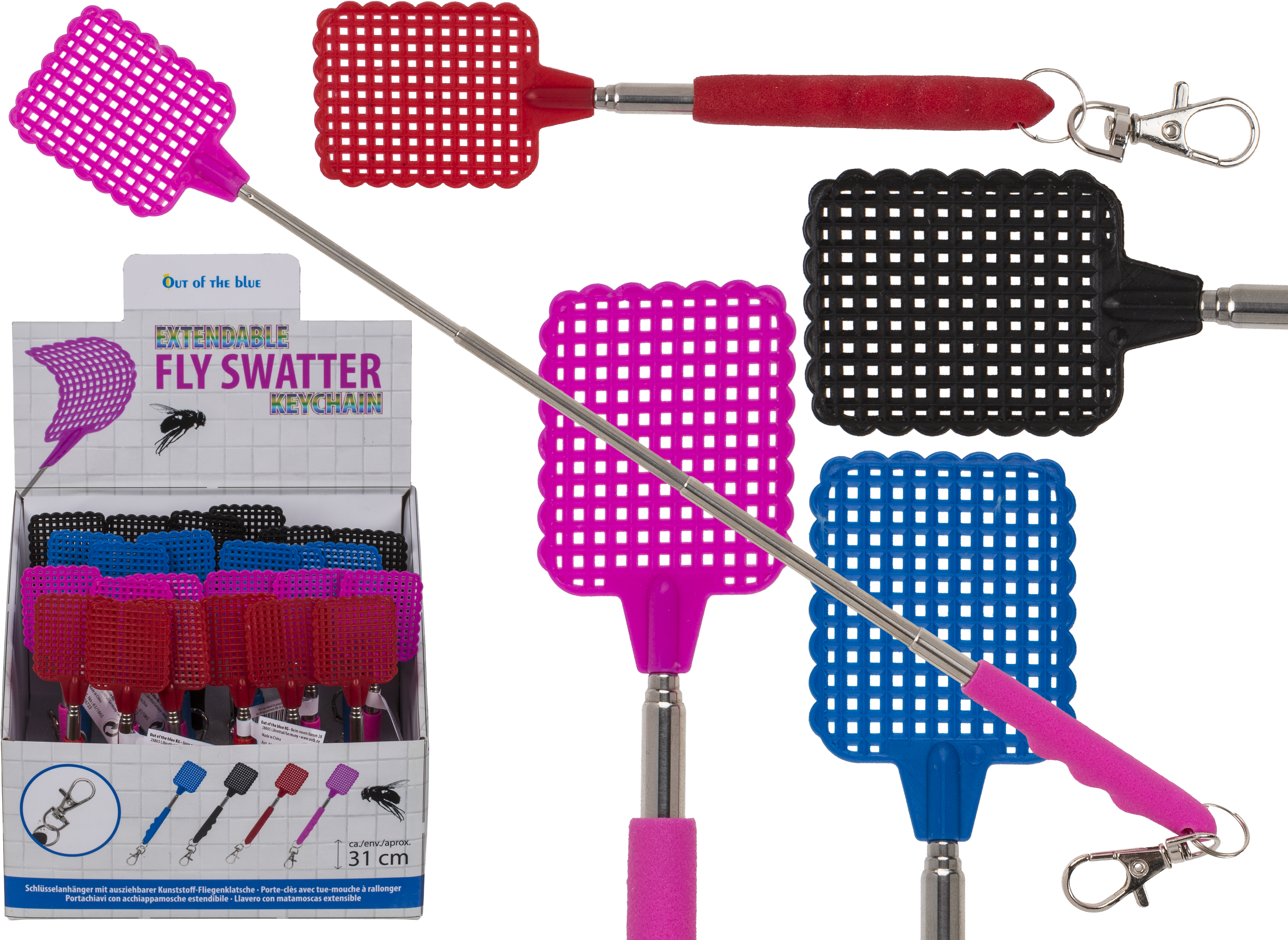 Plastic Key Chain - Flyswatter Clipart (2835x2126), Png Download