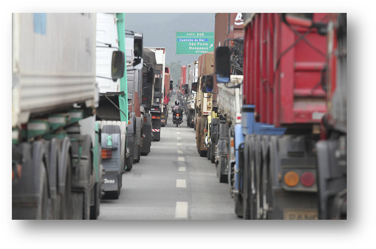 Veículos Pesados - Trailer Truck Clipart (772x514), Png Download