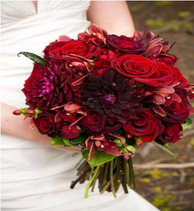 Sign Up For Special Offers - Red And Purple Wedding Bouquets Clipart (800x417), Png Download