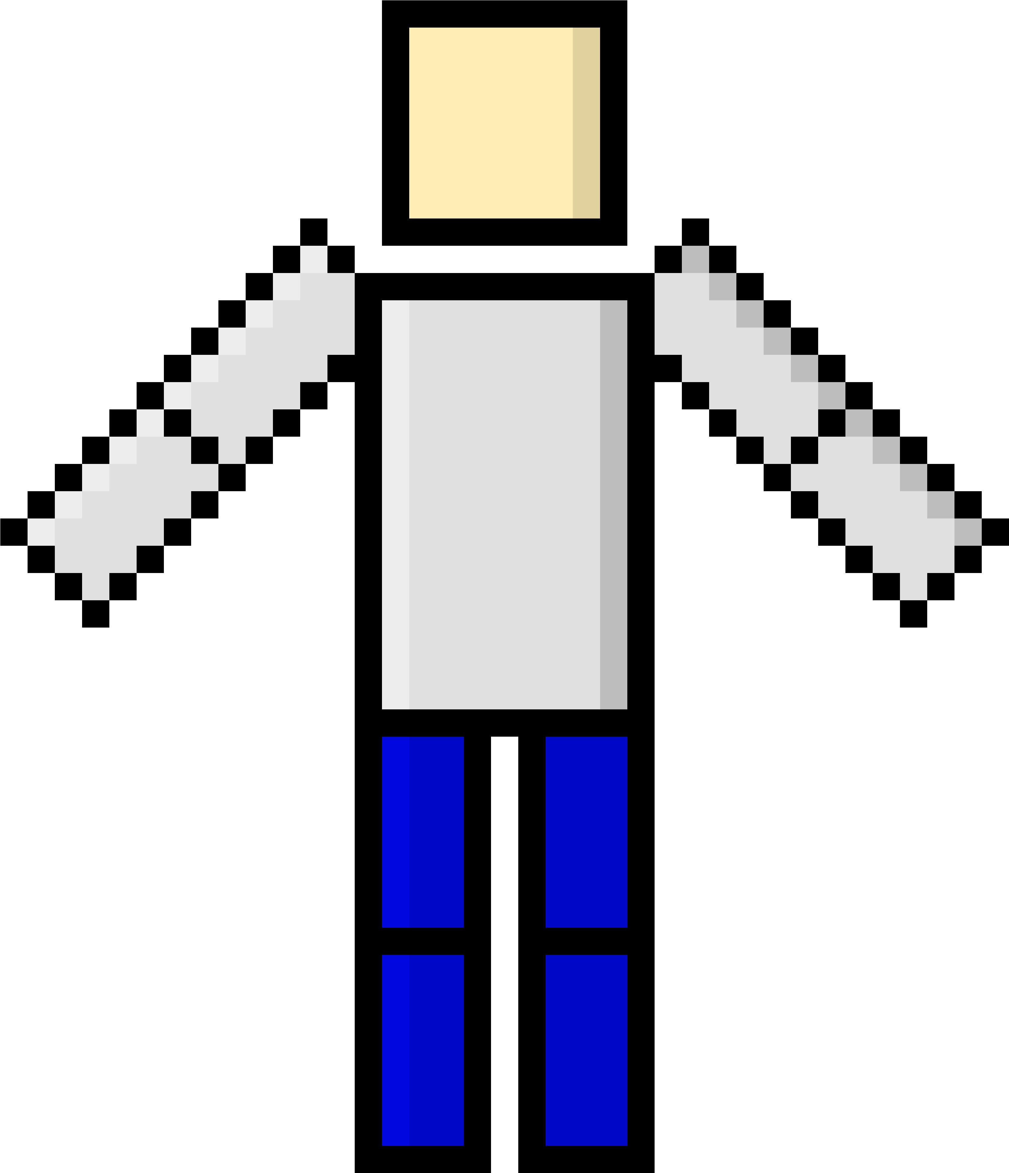 Ragdoll-mutilate A Doll - Watch Dogs Pixel Art Clipart (5310x4860), Png Download