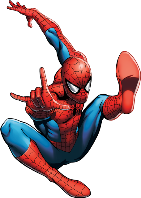 Image Result For Spiderman Poses - Comic Spider Man Poses Clipart (576x720), Png Download