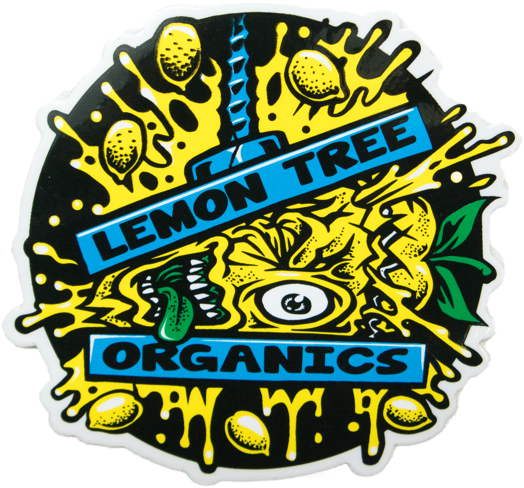 Lemon Tree Organics Sticker Clipart (1788x1664), Png Download