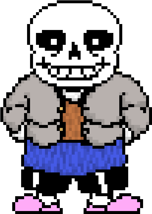 Doki Doki Sans - Sans Undertale Clipart (550x740), Png Download