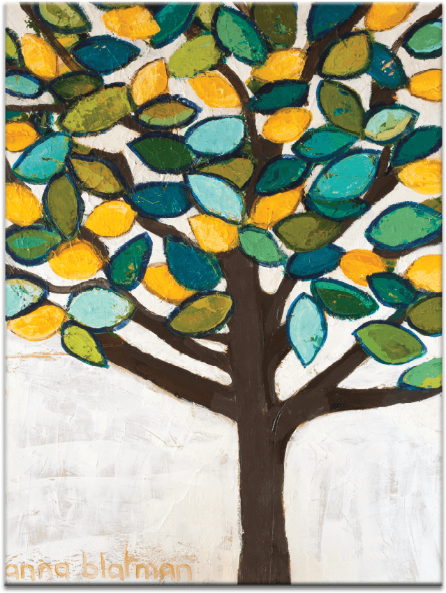 31abg Lemon Tree - Stained Glass Clipart (900x900), Png Download