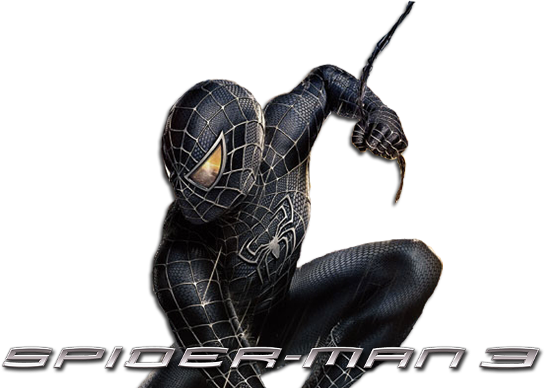 Spider-man 3 Image - Dark Spider Man Png Clipart (1000x562), Png Download
