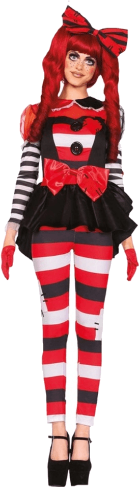 Leg Avenue Rag Doll Costume - Creepy Rag Doll Costume Clipart (600x951), Png Download