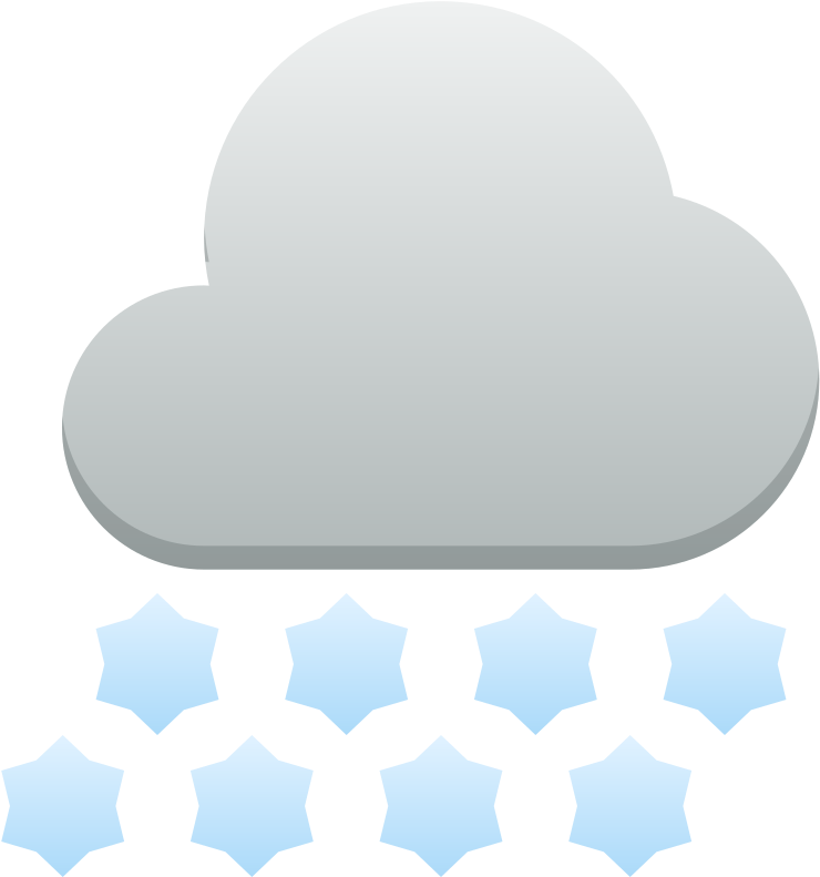 Breeze Weather Snow - Heart Clipart (1024x1024), Png Download