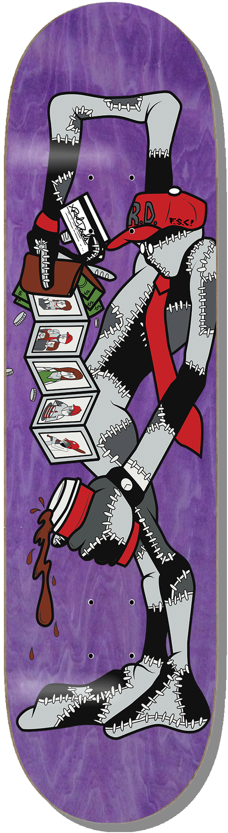 Rad Dad Rag Doll Deck-8 - Illustration Clipart (460x1679), Png Download