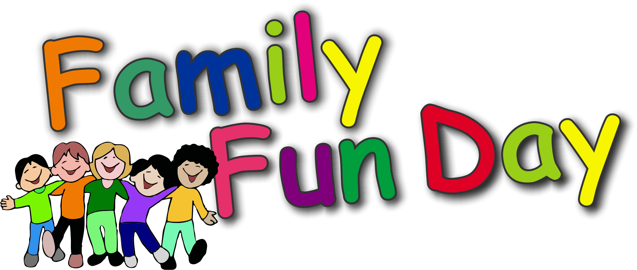 Face Painting, Play Minute To Win It, Hot Dogs, Juice, - Family Fun Day 2018 Clipart (2120x901), Png Download