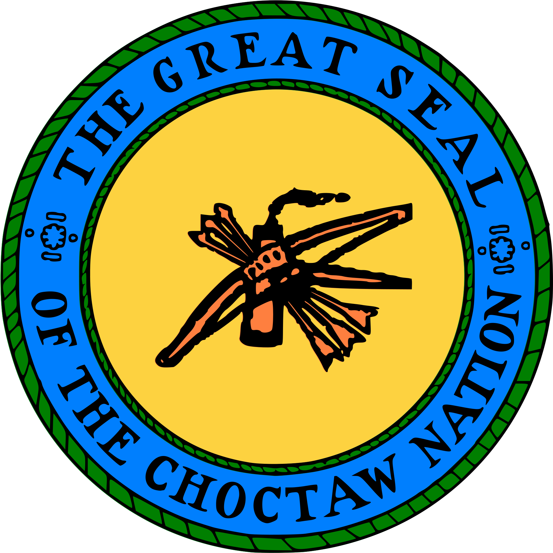 Choctaw Nation Of Oklahoma Logo - Choctaw Seal Clipart (1915x1916), Png Download