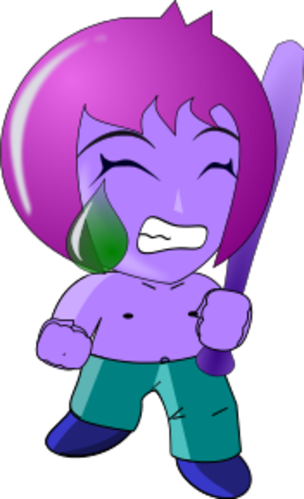 Girl Crying Mad Chibi Cartoon Comic - Chibi Crying Mad Clipart - Png Download (600x985), Png Download