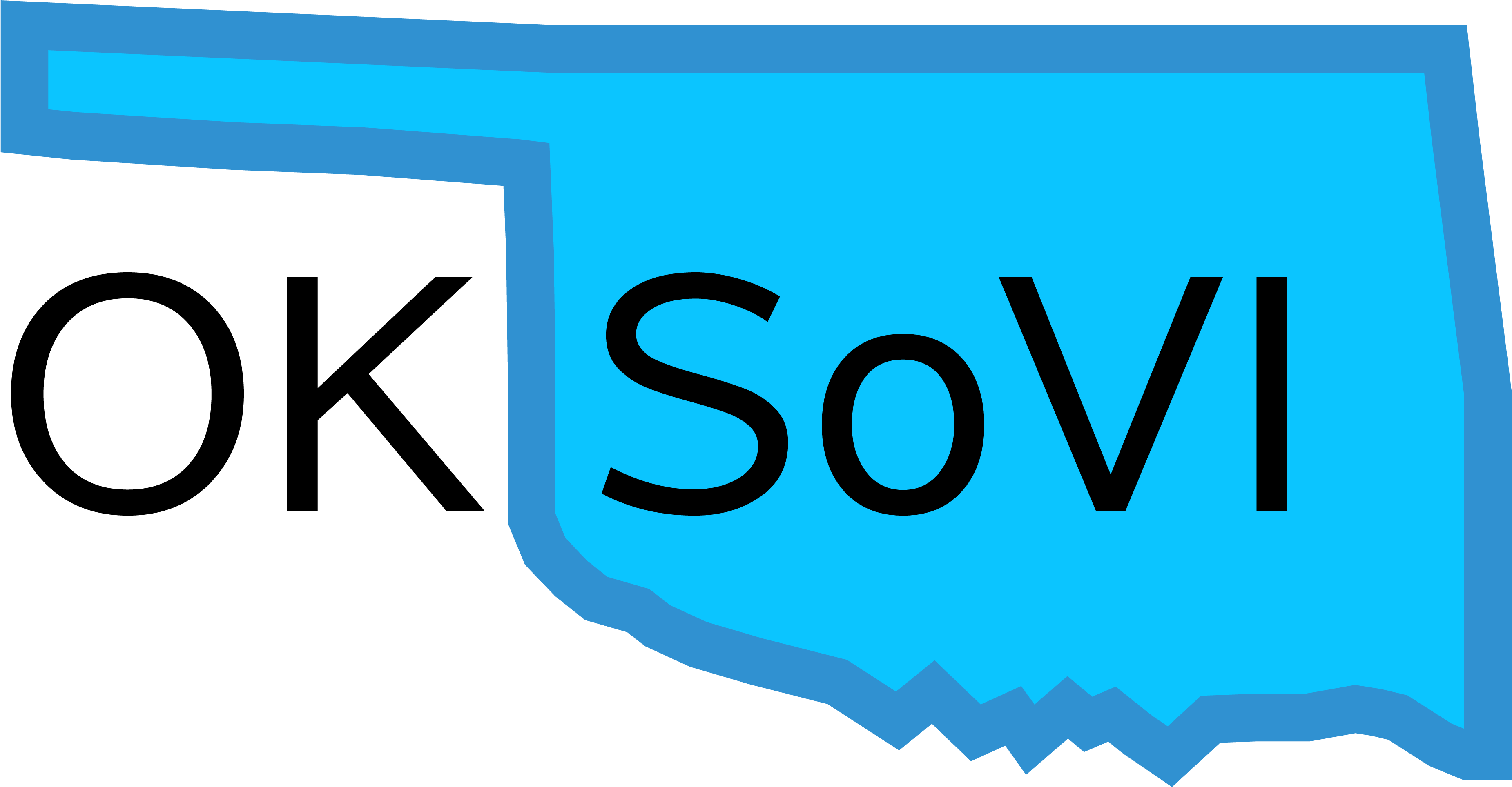 Social Vulnerability Ok Logo - Oka B Clipart (3715x1928), Png Download