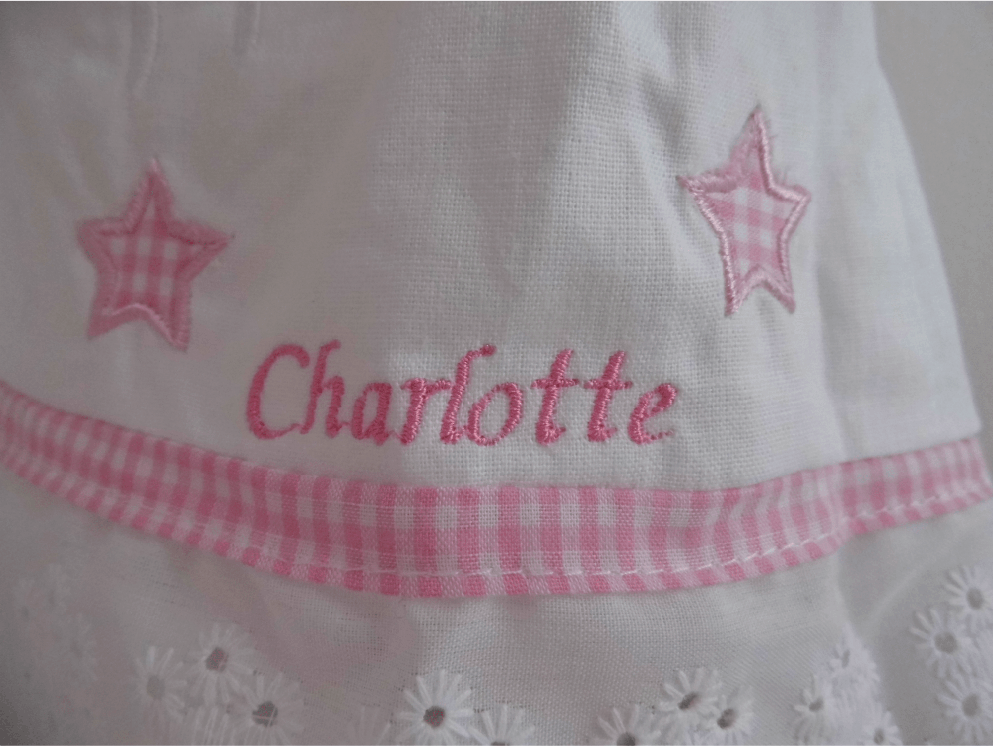 Personalised Angel Rag Doll 40cm Charlotte Name Close - Stitch Clipart (2000x2000), Png Download