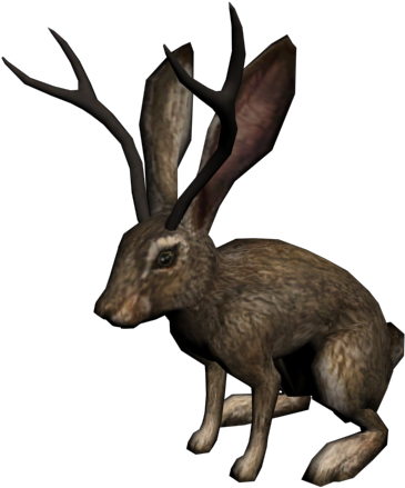 Dead Animal Png - Jackalope Png Clipart (640x480), Png Download