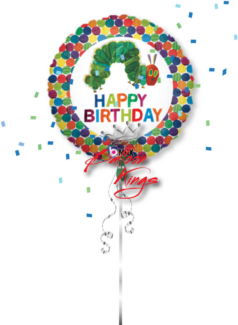 Happy Birthday The Very Hungry Caterpillar - Very Hungry Caterpillar Clipart (910x1241), Png Download
