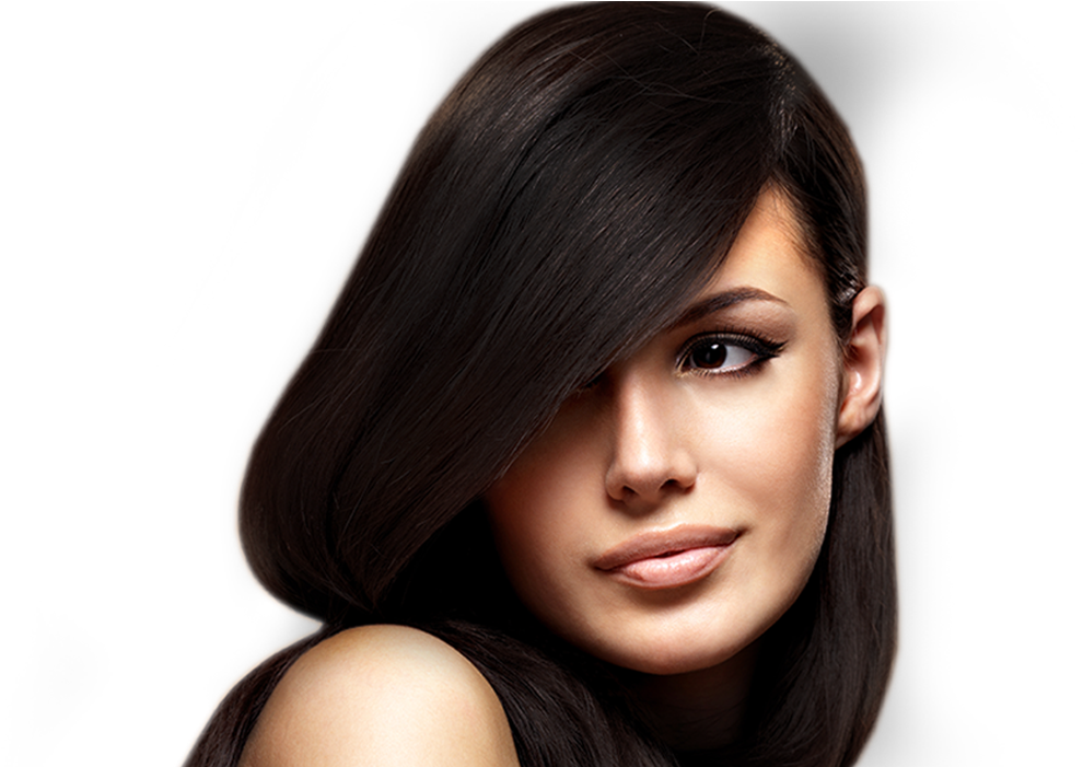 Natural Black Brown Hair Clipart (1440x700), Png Download