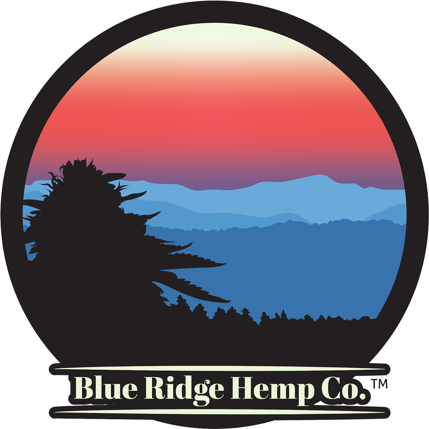 Blue Ridge Hemp Co - Blue Ridge Hemp Logo Clipart (1600x1600), Png Download