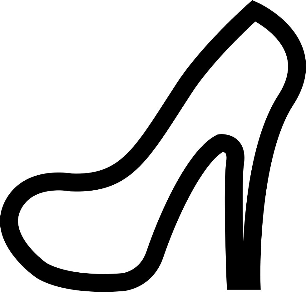 High-heeled Shoes Comments - 女 Icon Clipart (980x936), Png Download