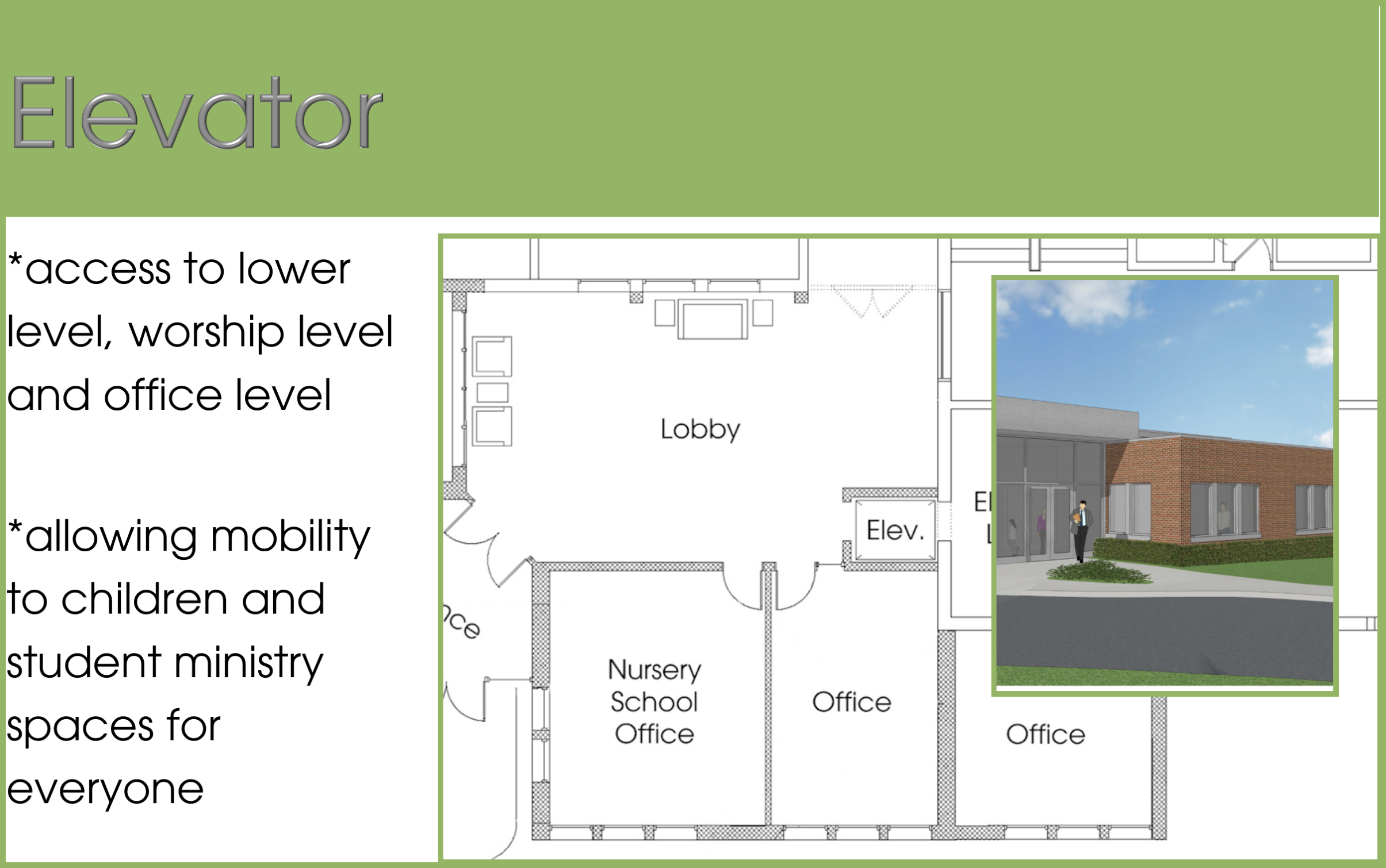 Building On The Vision Capital Campaign Projects - Floor Plan Clipart (2410x1510), Png Download