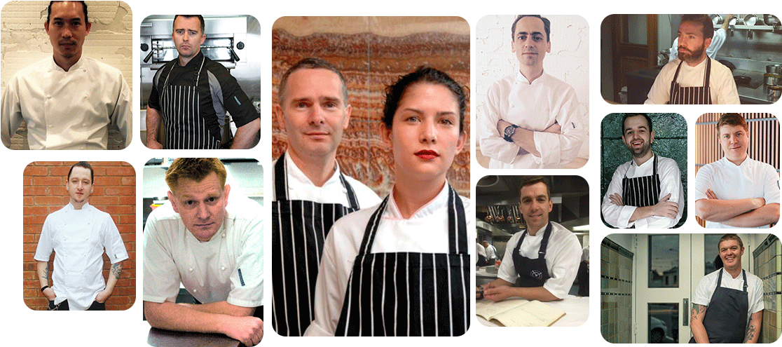 Le Chef Ambassadors - Collage Clipart (1200x509), Png Download