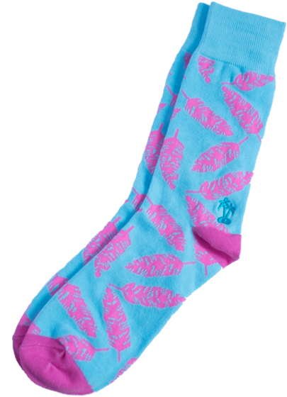 Feather Stoked Socks - Feather Socks Clipart (600x600), Png Download