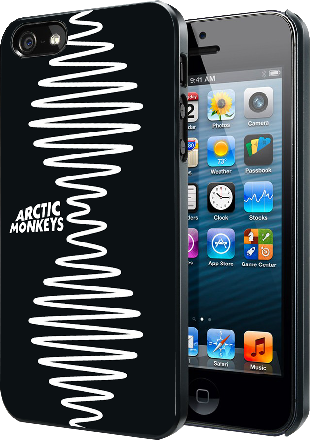 Arctic Monkeys Logo Iphone 4 4s 5 5s 5c Case - Wwe Phone Cases Iphone 5s Clipart (874x1124), Png Download