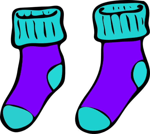 Sock Cliparts - Socks Clipart - Png Download (600x539), Png Download
