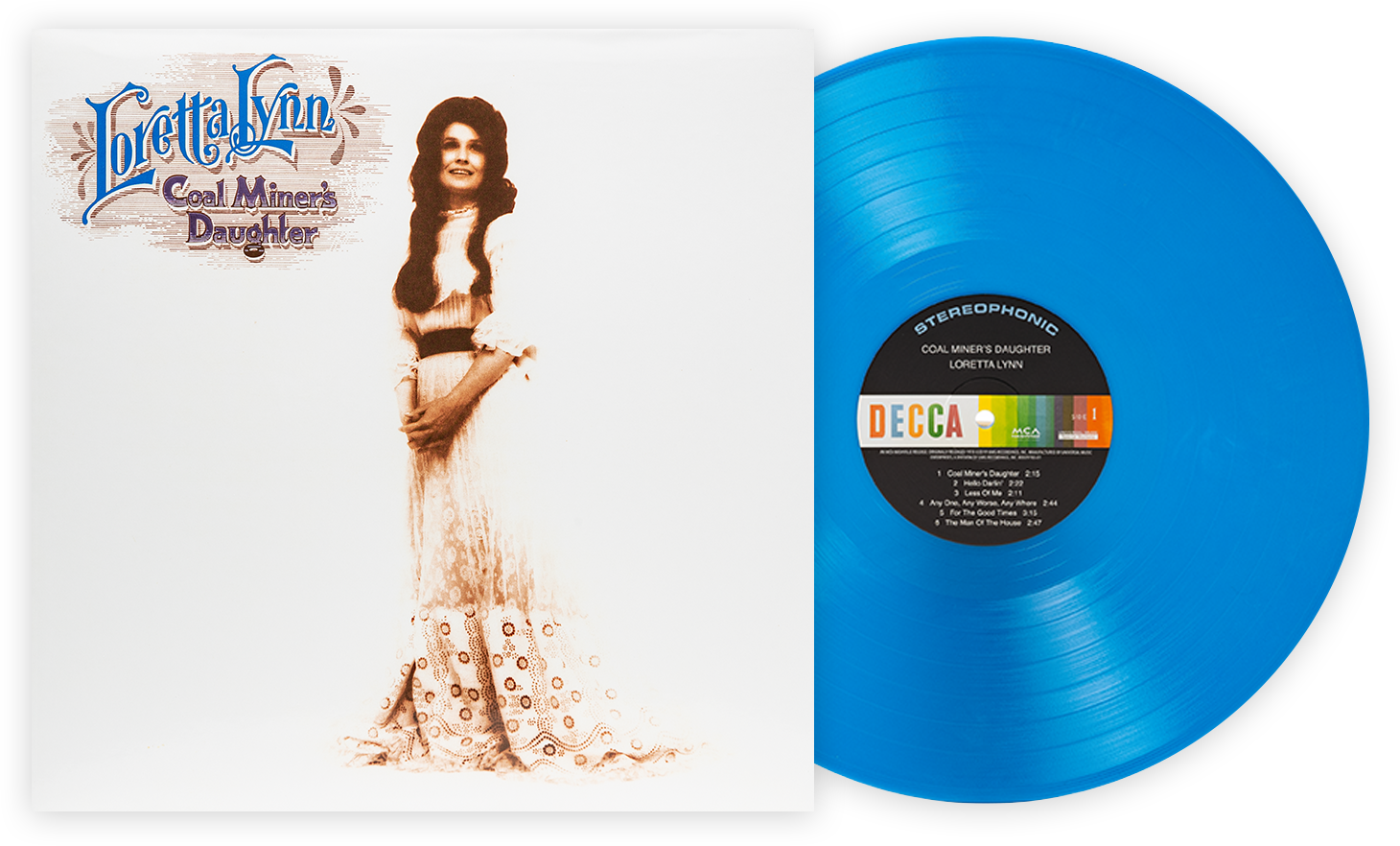 Loretta Lynn 'coal Miner's Daughter' - Coal Miners Daughter Vinyl Clipart (1460x882), Png Download