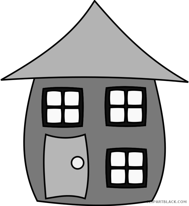 Door Tools Free Black White Clipart Images Clipartblack - Animated Pictures Of A House - Png Download (641x700), Png Download