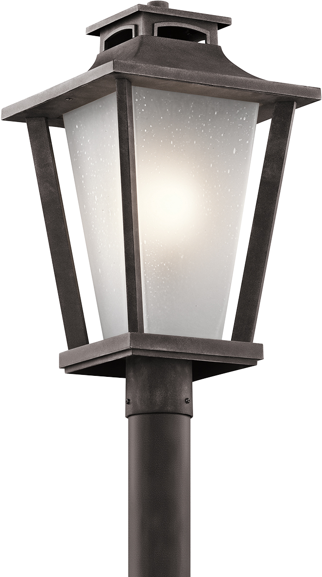 Sumner Court 1 Light Outdoor Post Lantern In Wzc For - Sconce Clipart (659x1182), Png Download
