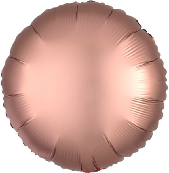 Balloon Animals Png - Foil Oro Rosa Clipart (587x601), Png Download