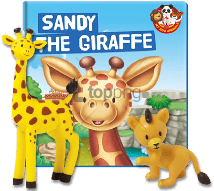 Free Png My Zoo Animals Issue Png Image With Transparent - My Zoo Animals Sandy The Giraffe Clipart (851x757), Png Download