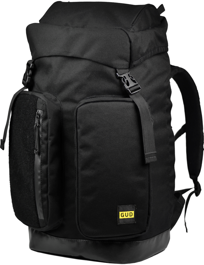 Optimized Gud Traveller Black Face - Gud Bags Clipart (700x907), Png Download
