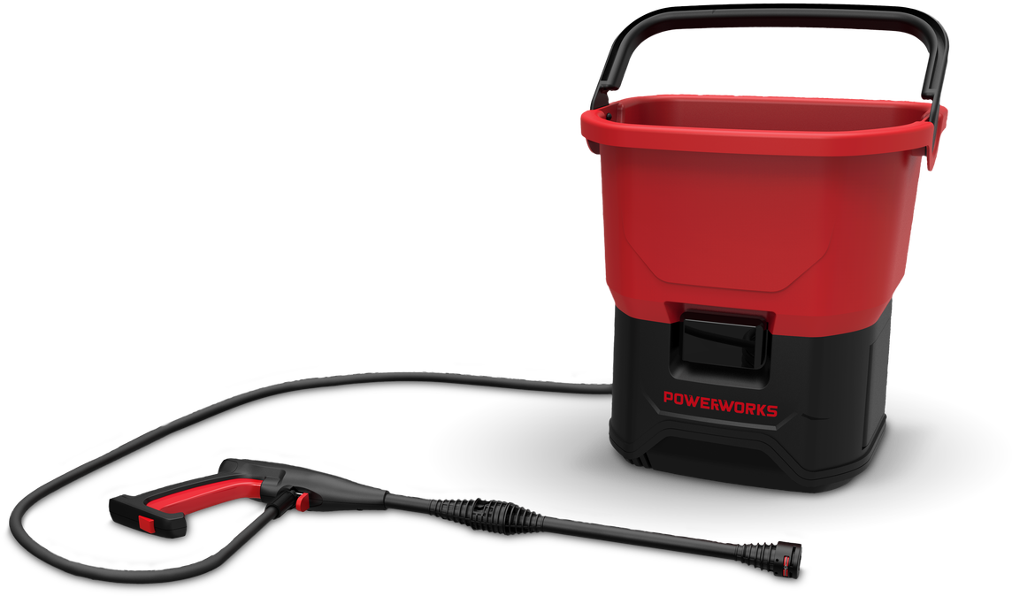 60v Battery Pressure Washer Pwdc60 - Hochdruckreiniger Akku Mit Wassertank Clipart (1200x1003), Png Download