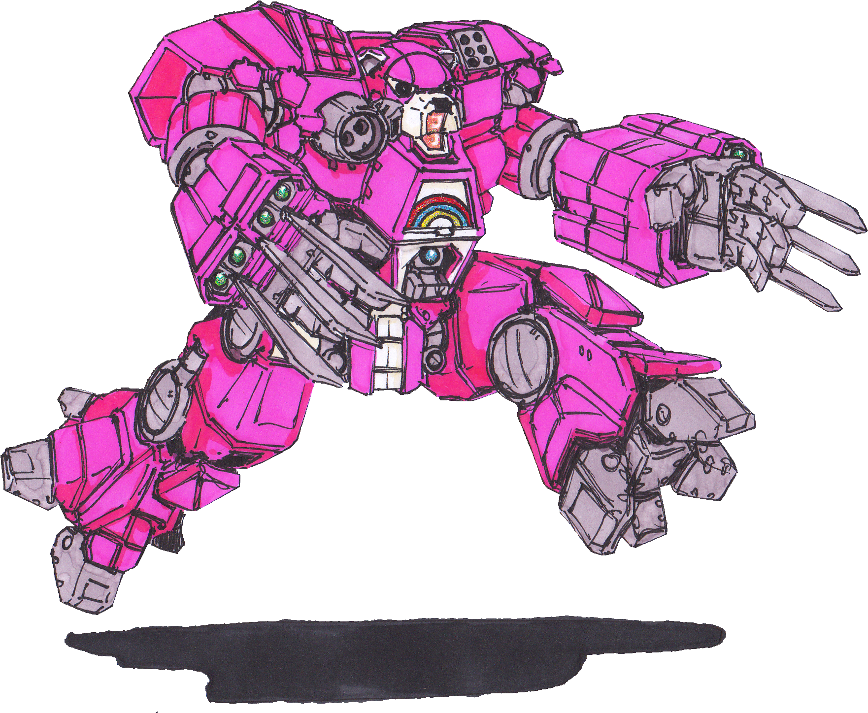 Posted Image - Mechwarrior Online Kodiak Clipart (2160x1688), Png Download