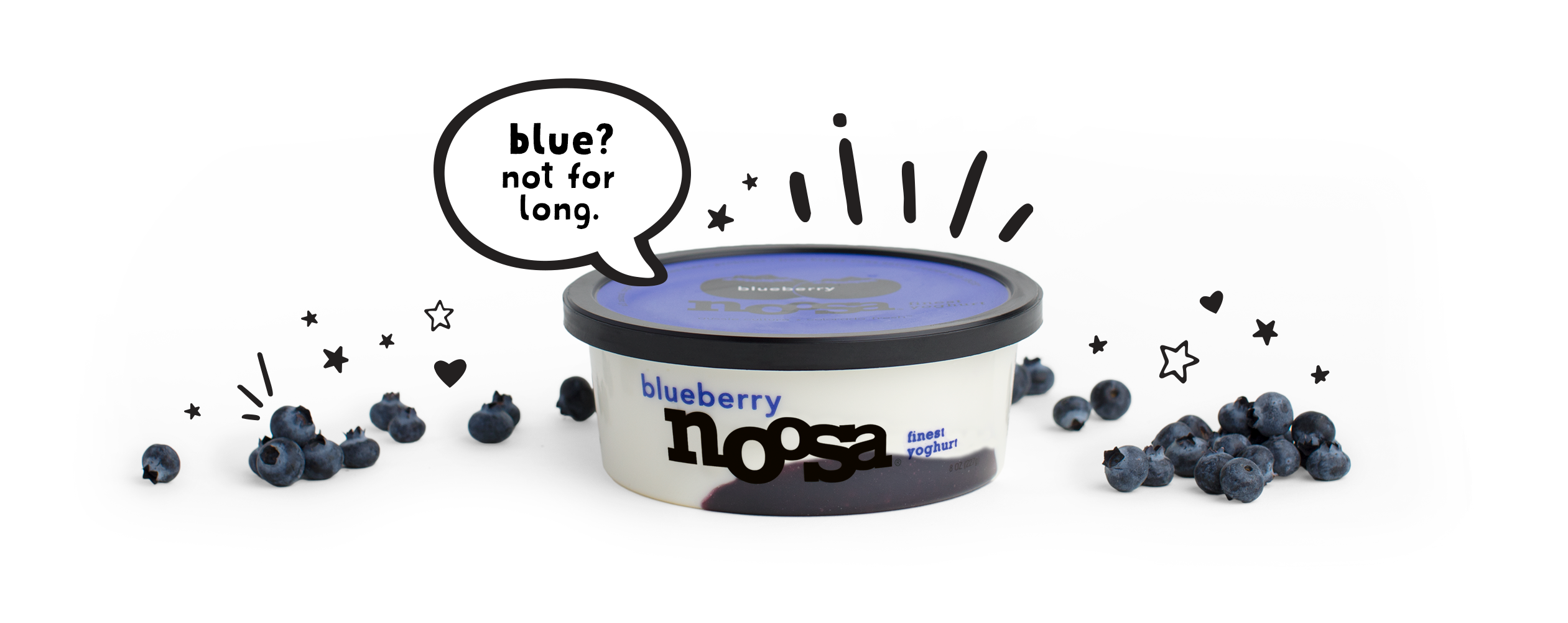 True-blue Deliciousness - Blueberry Clipart (2560x1000), Png Download