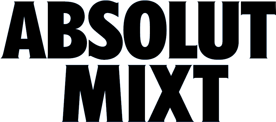Absolut Mixt Logo Cmyk - Absolut Vodka Clipart (1000x420), Png Download