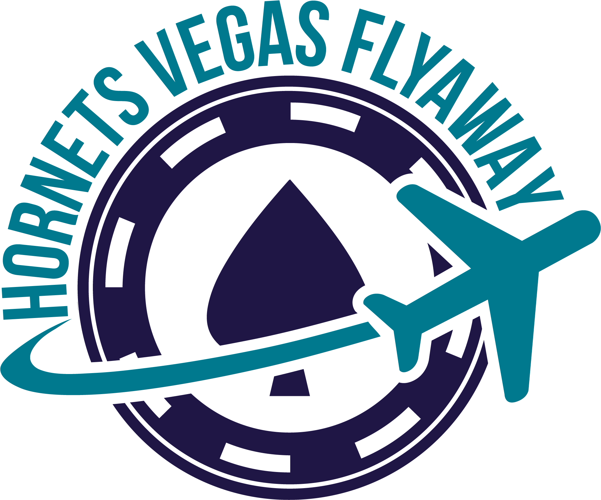 Hornets Vegas Flyaway - Emblem Clipart (3000x2143), Png Download