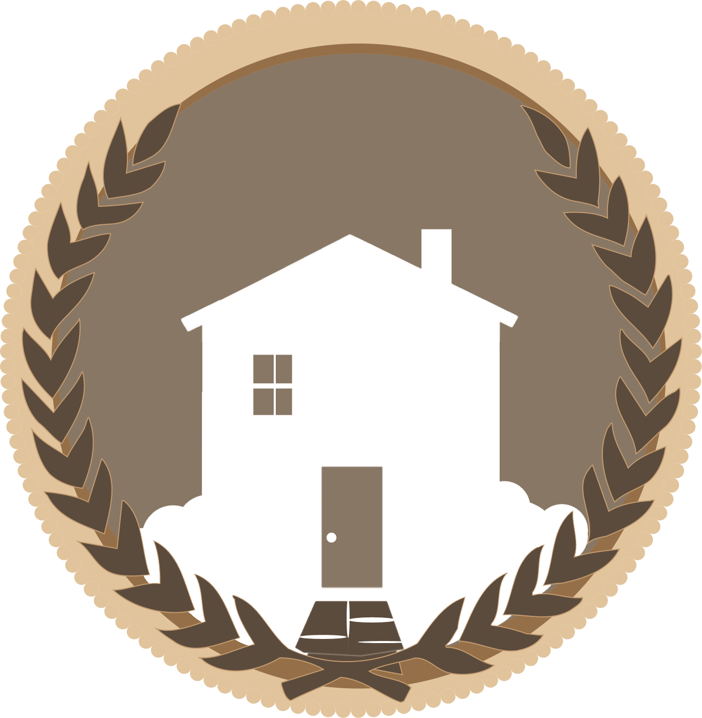 Coroa De Folhas Dourado Clipart (1367x1399), Png Download