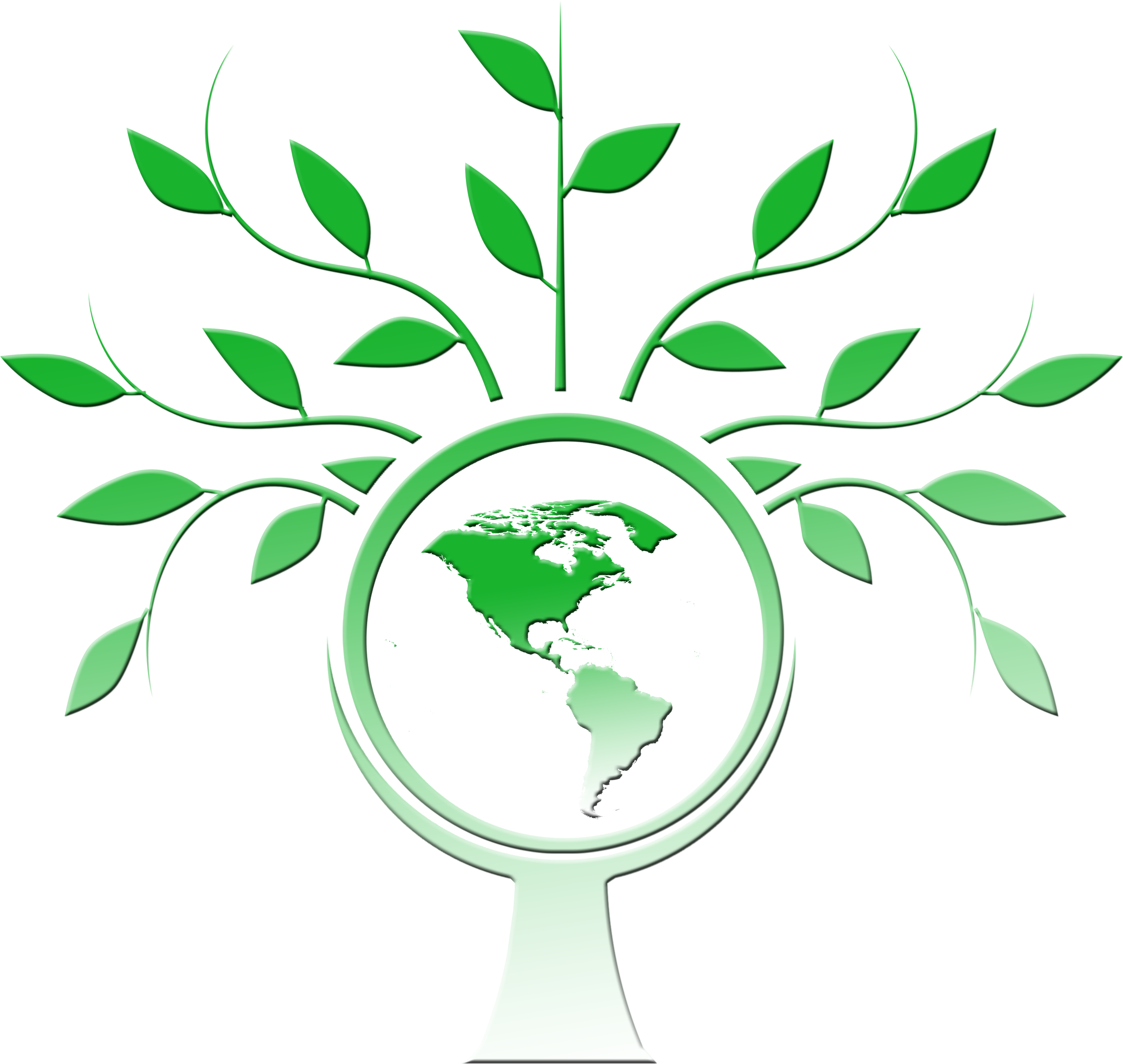 Tree Aesthetic Log America Usa 990861 - Happy Mother Earth Png Clipart (2500x2500), Png Download